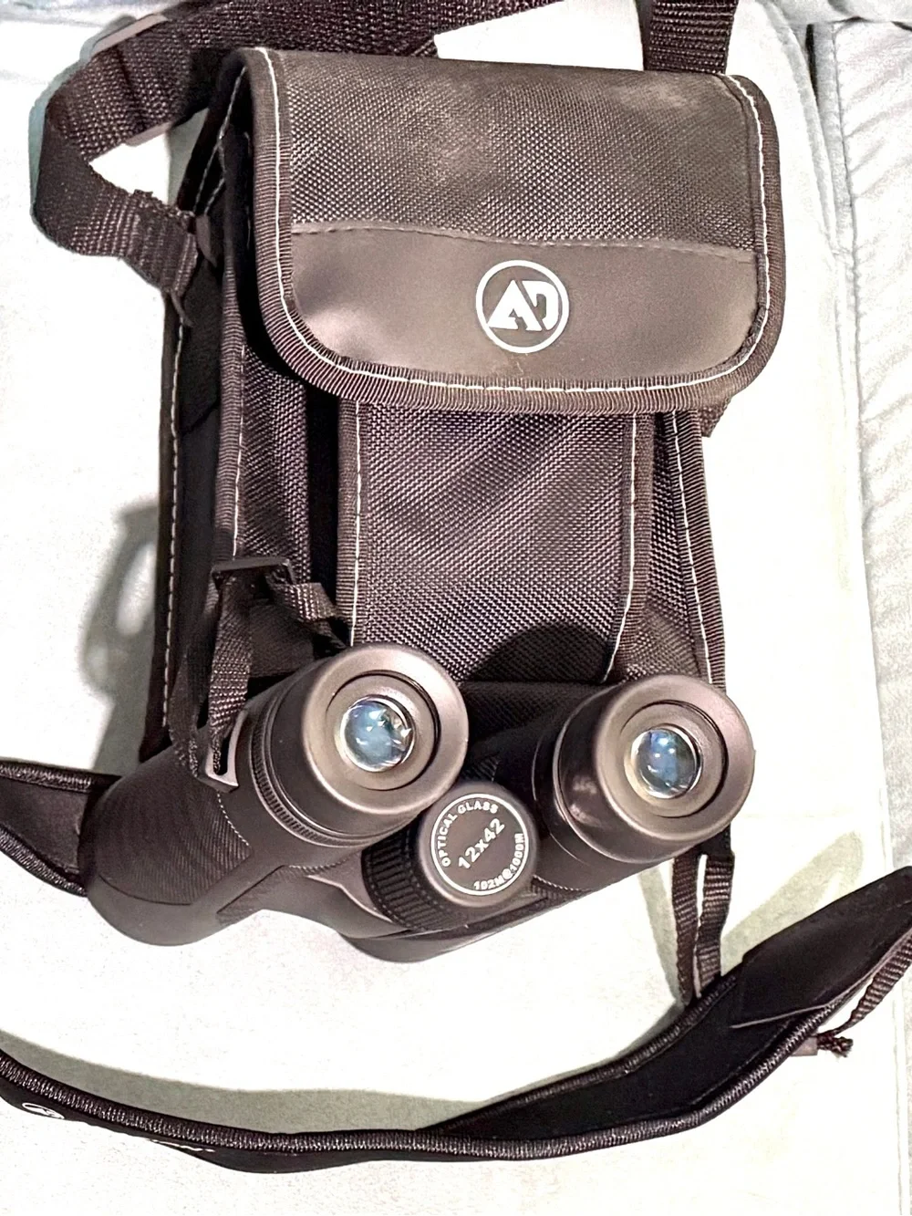 12x42 HD Waterproof Binoculars - Black
